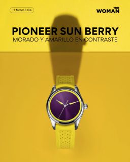 @moserwatches puts contrast front and center with the Pioneer Sun Berry: a fumé purple dial, yellow across the hands, inner flange and strap, and a Concept design with no logo or indices, so nothing gets in the way of the color. The sunburst pattern makes the purple shift with every turn of the wrist, while the automatic HMC 201 calibre delivers at least three days of power reserve 💛💜💛

____

@hmosercie pone el contraste al frente con el Pioneer Sun Berry: una carátula morada fumé, amarillo en agujas, realce y correa, y un formato Concept sin logotipo ni índices para que nada le quite espacio al color. El patrón de rayos de sol hace que el morado cambie con cada giro de la muñeca, mientras el calibre automático HMC 201 le da al reloj al menos tres días de reserva de marcha.

Lee la nota completa en nuestro #linkbio

#HMoserCie #PioneerSunBerry #TDRWoman