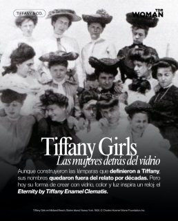@tiffanyandco returns to a story that began to shift in 2005, when hundreds of family letters from Clara Driscoll came to light. Driscoll was the designer who led the women’s glass-cutting department at Louis C. Tiffany’s firm, and through those letters, a less visible side of the house started to take shape: the Tiffany Girls, the women who selected colors, cut glass and built the compositions behind some of its most recognizable lamps. They also revealed the conditions these women worked under: they were not allowed to join the glassworkers’ union and had to leave their jobs when they married.
That world of glass, color and light inspires the new Eternity by Tiffany Enamel Clematis, a piece that takes the pattern of a Clematis shade attributed to Driscoll and brings it to a 36 mm dial with translucent flowers, diamonds beneath the petals and more than 100 hours of work.
_____
@tiffanyandco vuelve a una historia que empezó a cambiar en 2005, cuando aparecieron cientos de cartas familiares de Clara Driscoll, la diseñadora que dirigió el departamento femenino de corte de vidrio en la firma de Louis C. Tiffany. En esas cartas tomó forma una parte menos visible de la casa: las Tiffany Girls, mujeres que seleccionaban tonos, cortaban vidrio y armaban composiciones que hicieron reconocibles algunas de sus lámparas más famosas. También salió a la luz el contexto en el que trabajaban: no podían entrar al sindicato de vidrieros y debían dejar el puesto al casarse.
Ese trabajo con vidrio, color y luz inspira el nuevo Eternity by Tiffany Enamel Clematis, una pieza que toma el patrón de una pantalla Clematis atribuida a Driscoll y lo lleva a una carátula de 36 mm con flores translúcidas, diamantes bajo los pétalos y más de 100 horas de trabajo.
Lee la nota completa en nuestro #linkinbio.
#tiffanyandco #TiffanyEnamelClematis #tdrwoman