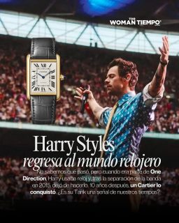 We’re not sure what happened, but back in his One Direction days, @harrystyles always wore a watch. After the band split in 2015, he stopped. Now, ten years later, a @cartier has won him over. Could his Tank be a sign of the times? 🐆
#HarryStyles #CDMX #TiempoDeRelojes #TDRWoman