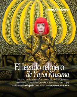 Trailblazing Japanese artist #YayoiKusama (1929–2026) left her mark on art history and pop culture—and on the world of watchmaking, too, where she became both a muse and a creative collaborator.

#ArtAndWatches #TiempoDeRelojes #TDRWoman