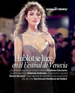 #WatchSpotting | What do Italian actor #CristianoCaccamo, Spanish actress #GabrielaAndrada, and Spanish singer-songwriter #ÁlvarodeLuna have in common? Besides making an appearance at one of cinema’s biggest events, the Venice Film Festival, all three happen to be @hublot fans.
#TDRWoman